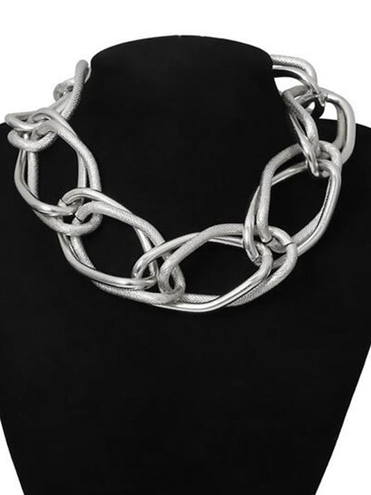 1PC Chain Necklace For Street Beach Alloy Classic for Women
