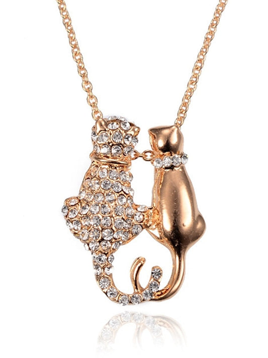 1PC Necklace For Gift Daily Alloy Classic Cat for Women