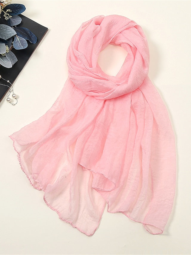 Fashion Street Pure Color Headwear for Women