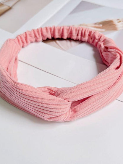 Women Twist Knotted Boho Stretchy Hair Bands Cross Turban for Women
