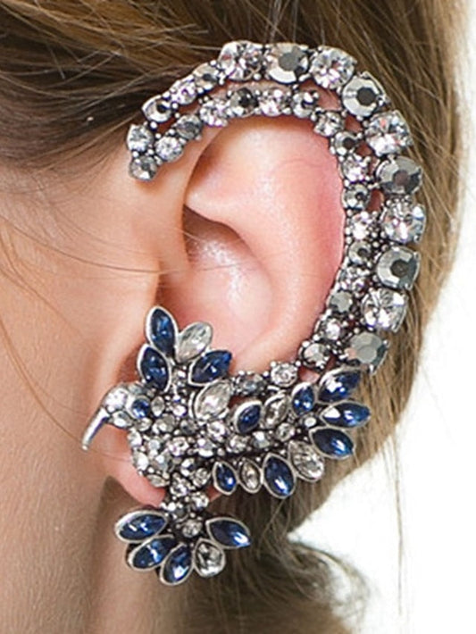 1PC Ear Cuff Hanging Earrings For AAA Cubic Zirconia Street Date Alloy Classic Bird for Women