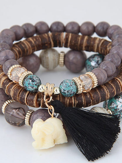 Bracelets Textured Street Multicolor Bracelets & Bangles for Women
