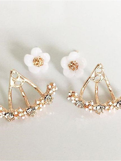 Earrings Chic & Modern Street Flower Earring / Gold / Silver / Fall / Winter / Spring for Women