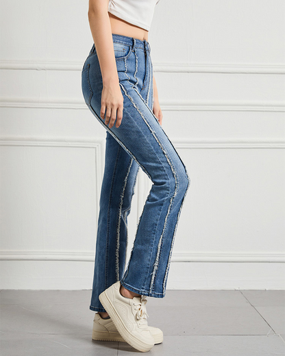 Slim High-Rise Jeans