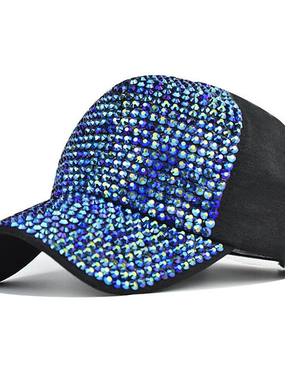 1pcs Summer Ladies Baseball Cap Wild Spring and Autumn Rhinestone Caps Fashion Personality Street Highlights Hip-hop Hats for Women