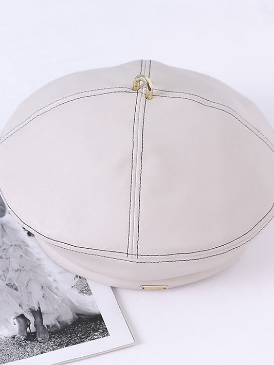 Hat Beret Hat Black Camel Khaki Outdoor Street Dailywear Pure Color Pure Color Portable Breathable Fashion for Women