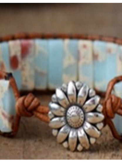 Bracelets Textured Street Rainbow Bracelets & Bangles for Women