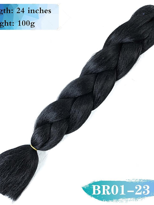 foreign trade wig big braid color gradient color chemical fiber african big braid high temperature silk dirty braid wig braided hair extension for Women