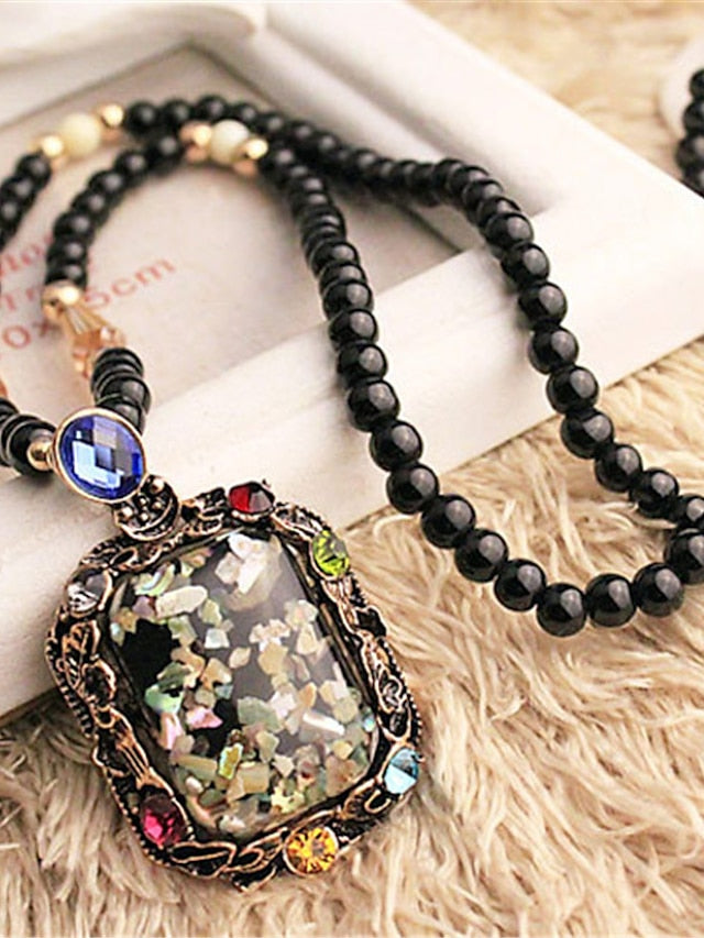 necklace Archaistic Street Geometry Necklaces for Women