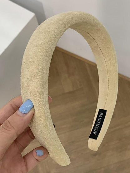 1PC Girls' Headbands Headband For Daily Classic Fabric 3# Rose Red 2#Beige 12# purple for Women