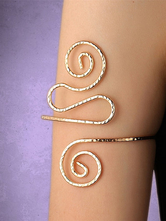 Bracelet Classic Fashion Statement Personalized Rock Alloy Bracelet Jewelry Gold For Gift Holiday Date Festival for Women
