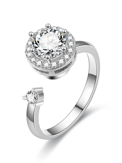 Rings Chic & Modern Street Floral Ring / Silver / White / Yellow / Fall / Winter for Women
