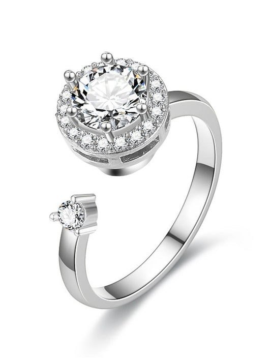 Rings Chic & Modern Street Floral Ring / Silver / White / Yellow / Fall / Winter for Women