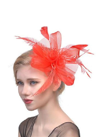 Hair Clip Party Party Solid Color Headwear / White / Red / Blue / Fall / Winter for Women