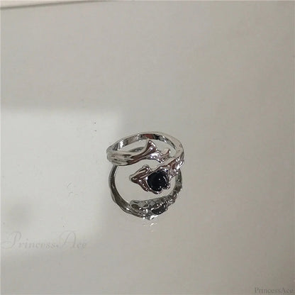 Rebellious Harajuku Dark Ring