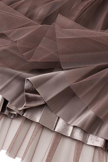 Reversible Two-way Pleated Midi Skirt