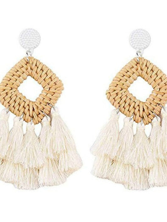 Earrings Ethnic Style Street Pure Color Earring for Women