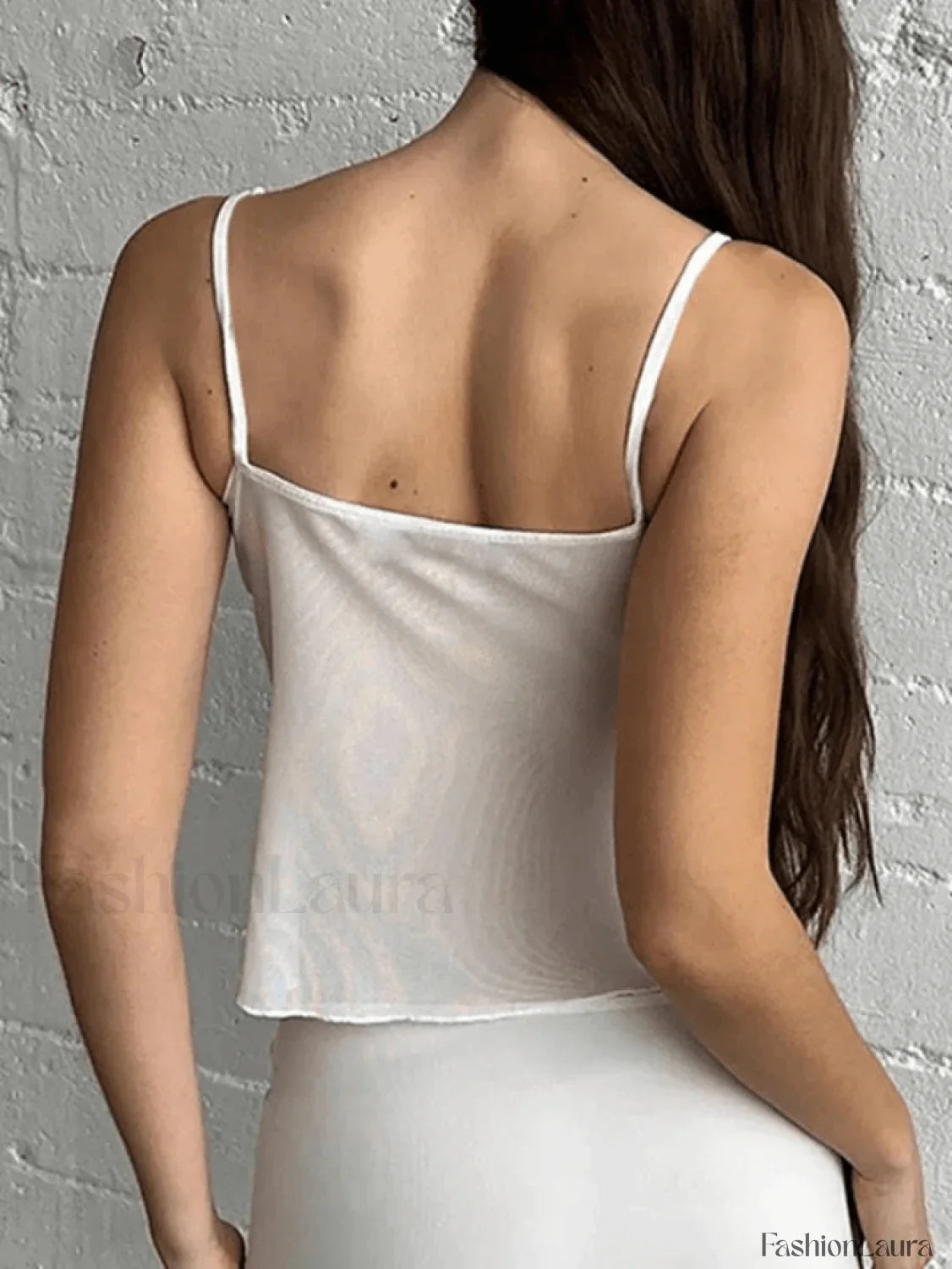 Ribbon Lace Patchwork Cutout Cami Top