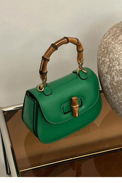 Bolsa de sillín con asa de bambú Riva