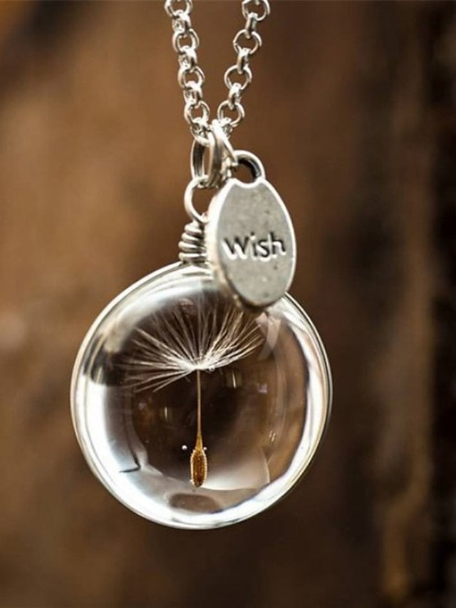 necklace Chic & Modern Street Dandelion Necklaces for Women