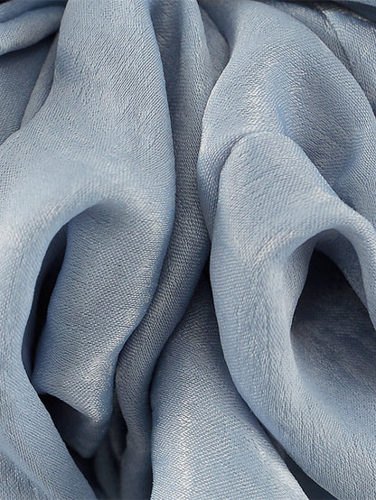 Plain Malaysian Bunch Hair Tie Women Silk Linen Ribbon Wrist Shawl Muslim Hijab Bonnet Volumizing Scrunchie Headband for Women