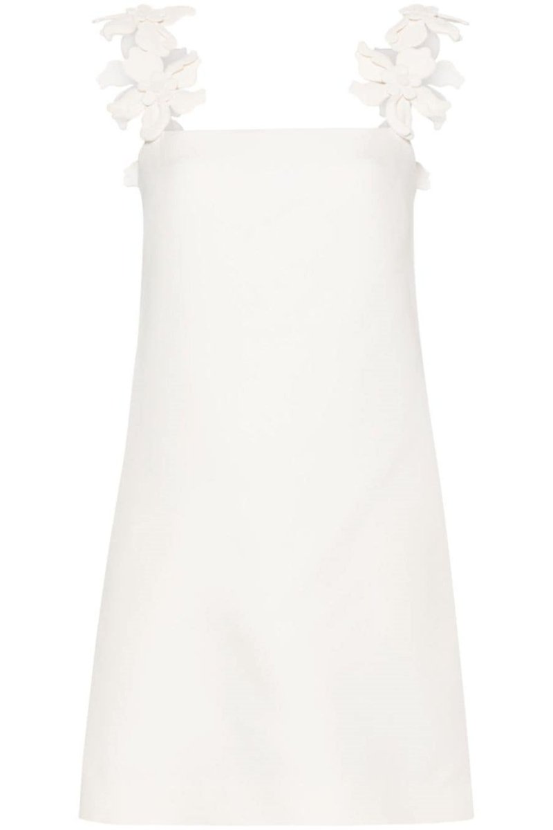 Vestido mini con tirantes de flores de Roberta