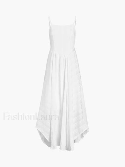 Romantic Cotton Graceful Long Cami Dress