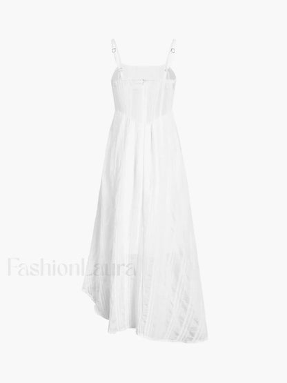 Romantic Cotton Graceful Long Cami Dress