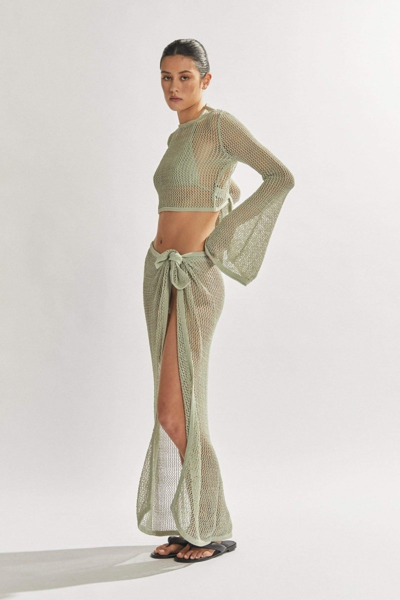Conjunto de punto de crochet Rosalie