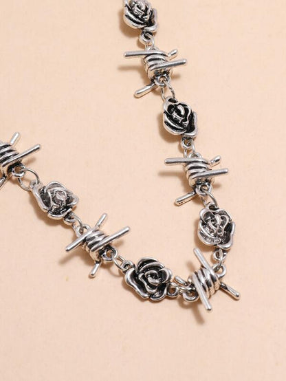 Rose Decor Choker for Women