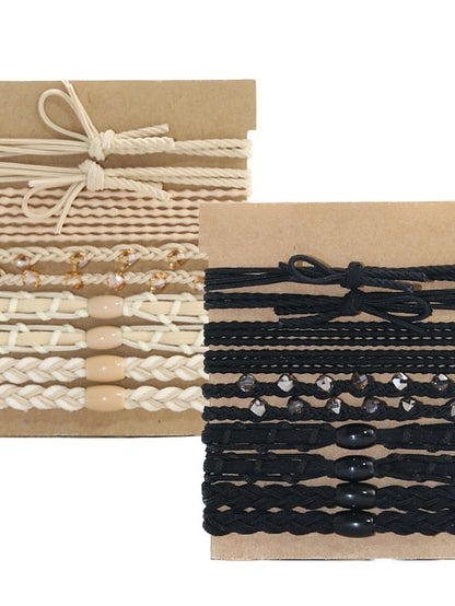 20pcs Hair Ties Hair Tie For Daily Thread Cord (Without the Card) for Women