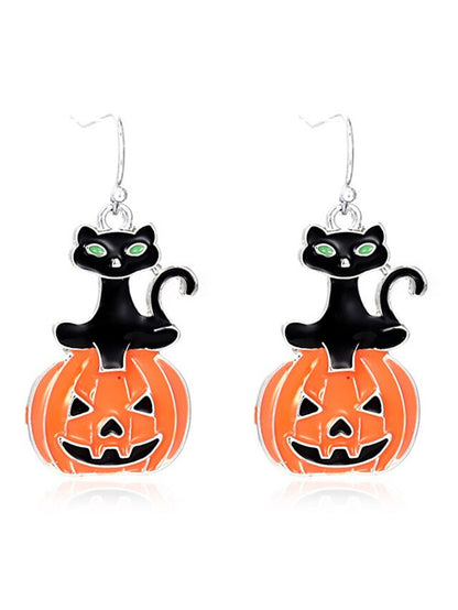 Earrings Exaggerated Halloween Cat Earring for Women