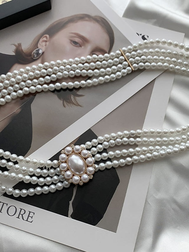 Belt Alloy White Yellow Silver Gold Beige Wide Belt Outdoor Dailywear Daily Holiday Pure Color / Spring / Summer / Fall / Winter for Women