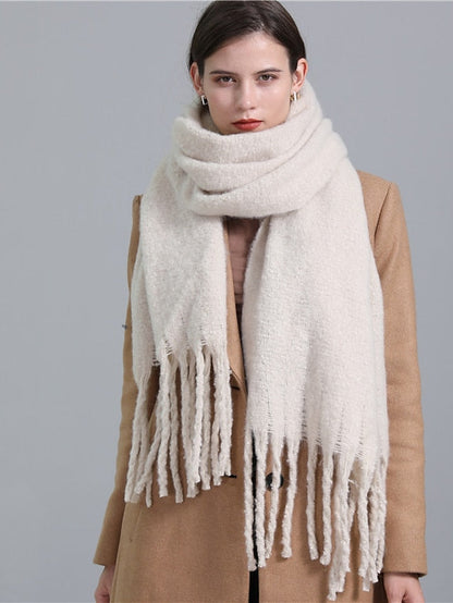 Scarves Daily Holiday Polyester Simple Casual Warm Casual / Daily 1 PC for Women