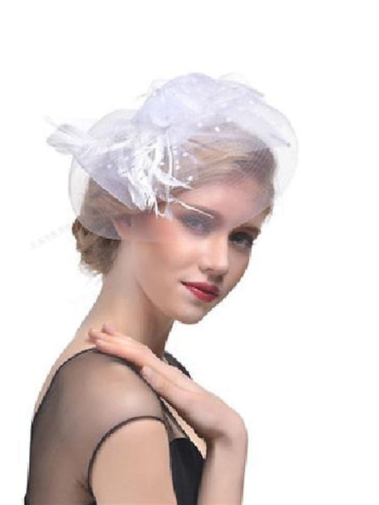 Hair Clip Party Party Solid Color Headwear / Red / Blue / Fall / Winter / Spring for Women