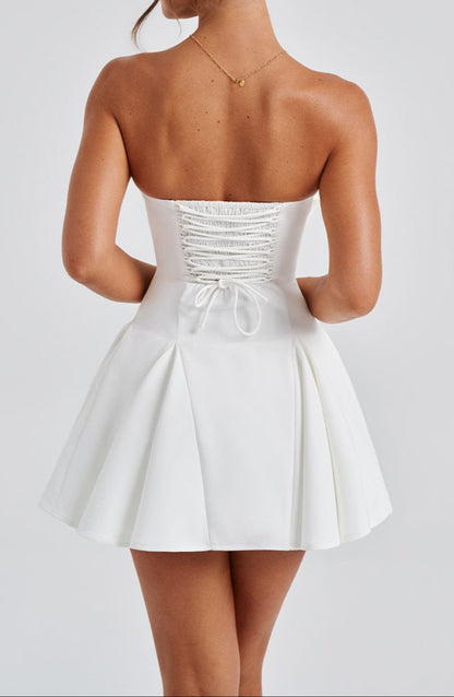 María Camila Playsuit - Ivory