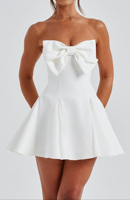 María Camila Playsuit - Ivory