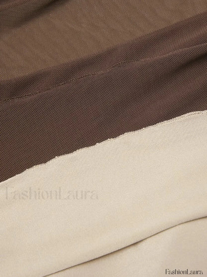 Ruched Asymmetric Halter Mini Dress