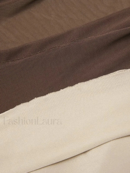 Ruched Asymmetric Halter Mini Dress