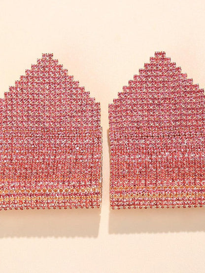 Earrings Long Believe Forever Imitation Diamond Earrings Jewelry Silver / Rose Gold / Gold For Wedding Party Holiday Prom for Women