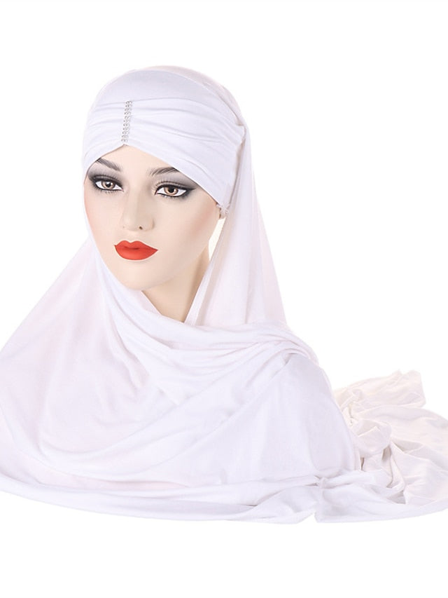 Turban Party Evening Solid / Plain Color Polyester Sweet 1 pcs for Women