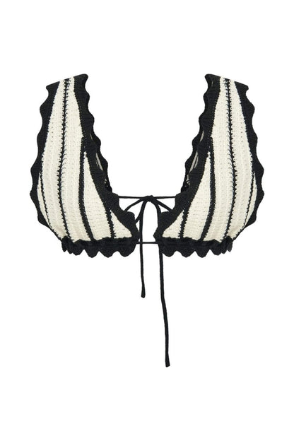 Conjunto de rayas de crochet Sandra