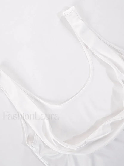 Satin Draped Lace Bralette Top