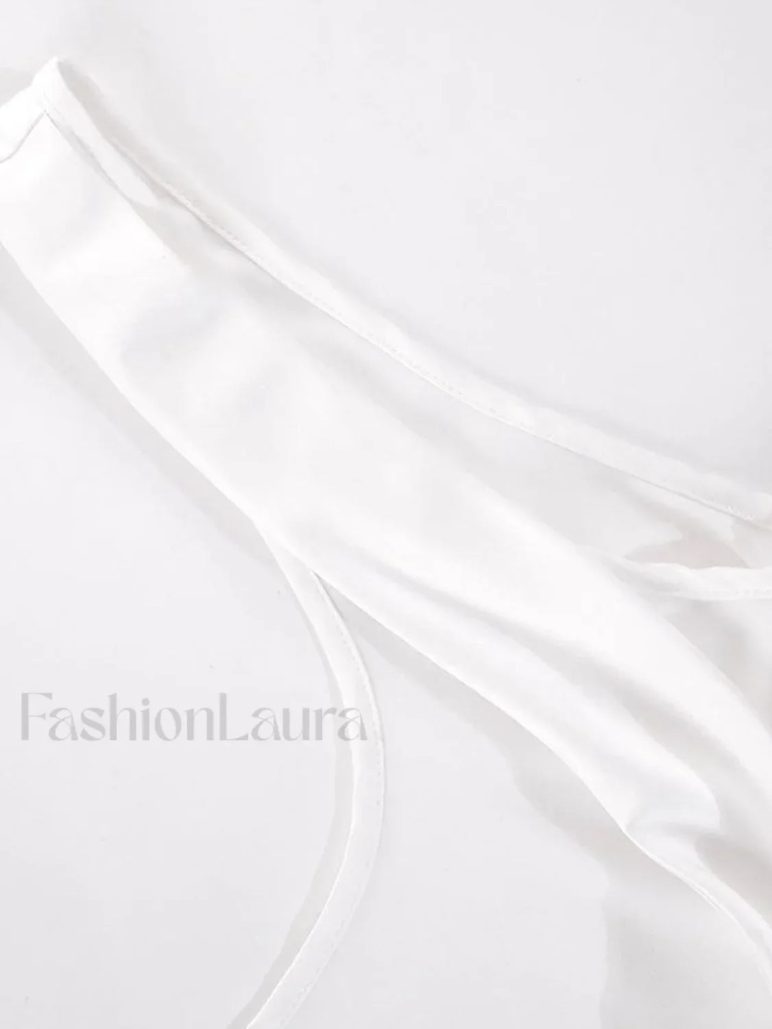 Satin Draped Lace Bralette Top