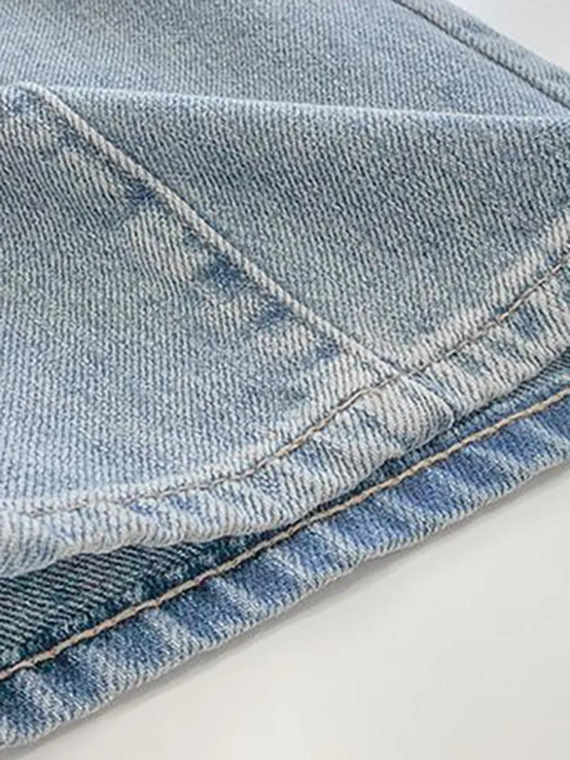 Seam Detail Washed Boyfriend Jeans