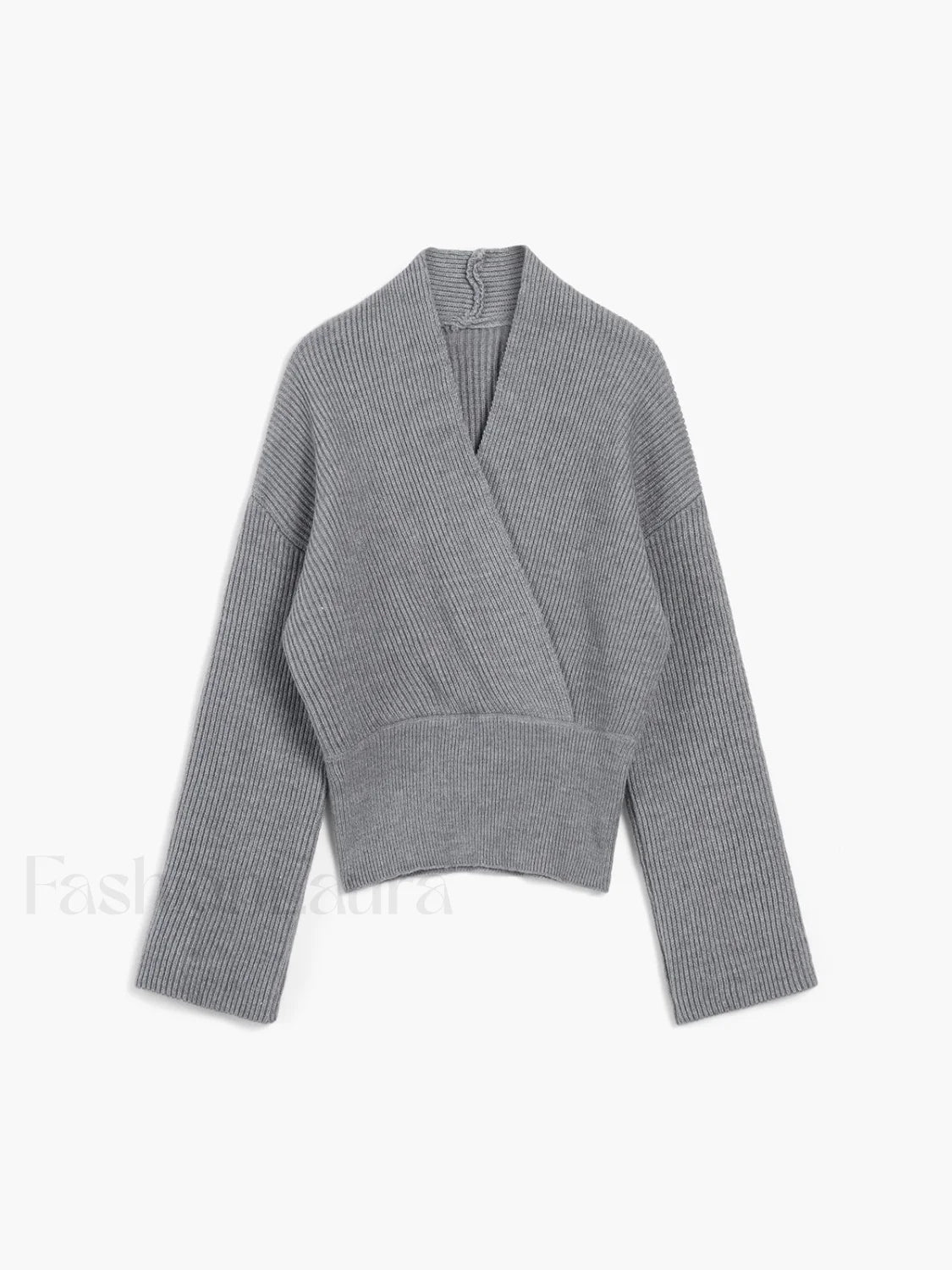 She's Effortless Graceful Wrap Sweater