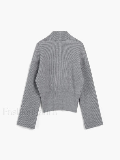 She's Effortless Wrap Sweater