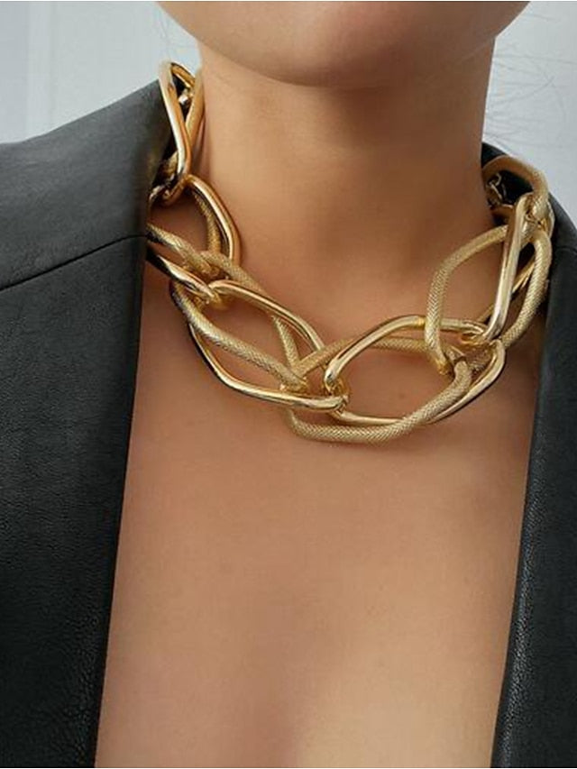 1PC Chain Necklace For Street Beach Alloy Classic for Women