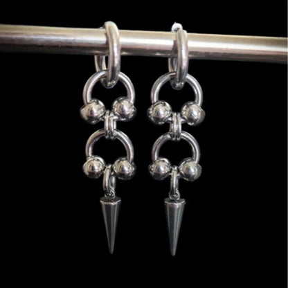Shiny Saturn 316L Stainless Steel Stud Earring