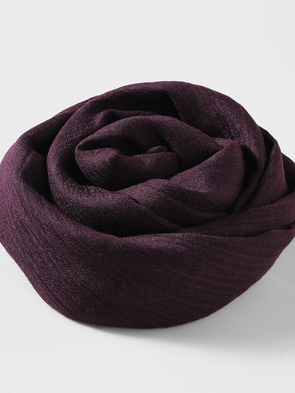 Shawls & Wraps Outdoor Dailywear Holiday White Yellow Pink Scarf Pure Color for Women